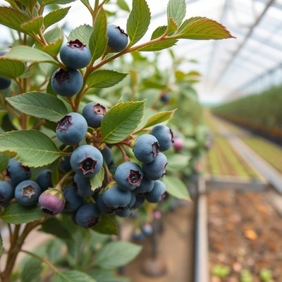 Стеклянная теплица Blueberry Venlo